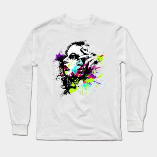 Face Paint Long Sleeve T-Shirt